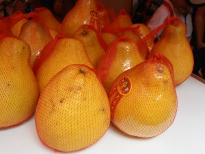 Pomelos- one of the auspicious symbols of Chinese New Year